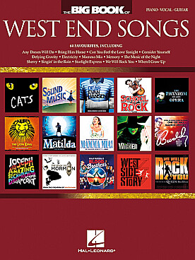 Illustration de THE BIG BOOK OF WEST END SONGS P/V/G