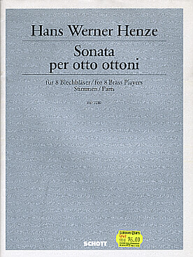 Illustration henze sonata per otto ottoni