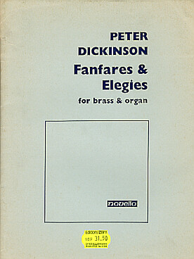 Illustration de Fanfares & elegies pour ensemble de cuivres et orgue