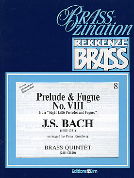 Illustration bach js prelude et fugue n° 8