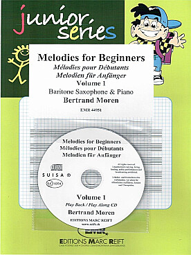 Illustration de MELODIES FOR BEGINNERS pour saxophone baryton - Vol. 1