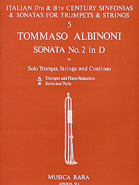 Illustration albinoni sonate n° 2 en re maj