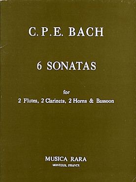 Illustration de 6 Sonatas pour 2 flûtes, 2 clarinettes,  2 cors et basson