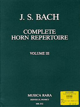 Illustration bach js complete horn repertoire vol. 3