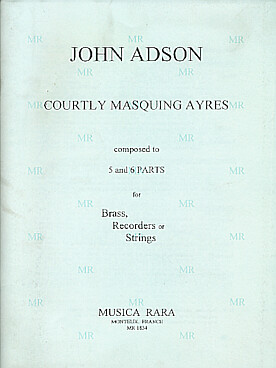Illustration adson courtly masquing ayres