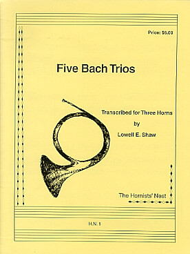 Illustration bach js trios (5) vol. 1