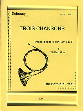 Illustration debussy trois chansons