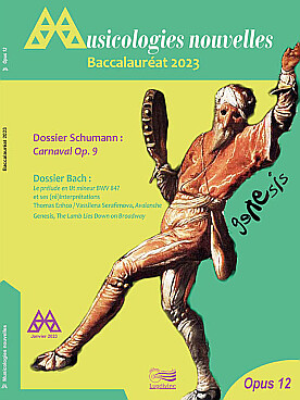 Illustration de MUSICOLOGIES NOUVELLES - BAC 2023 préparation aux épreuves de musique du baccalauréat