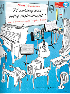 Illustration de N'oubliez pas votre instrument ! - Vol. 4 : 3e année cycle 2, livre de l'élève, téléchargement audio en ligne