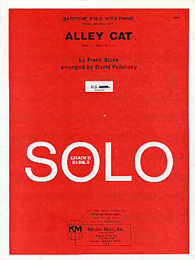 Illustration de Alley cat pour baryton et piano