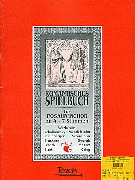 Illustration de ROMANTISCHES SPIELBUCH pour 4 à 8 trombones : Brückner, Mozart, Franck,  Schumann etc ...