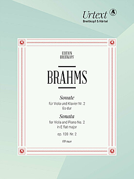 Illustration brahms sonate op. 120/2 en mi b maj