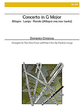 Illustration de Concerto en sol M pour ensemble de flûtes