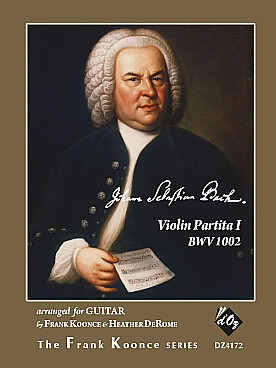 Illustration bach js violin partita n° 1 bwv 1002