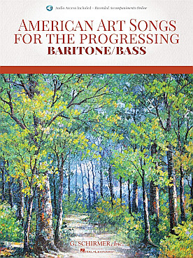 Illustration de AMERICAN ART SONGS FOR THE PROGRESSING - Basse