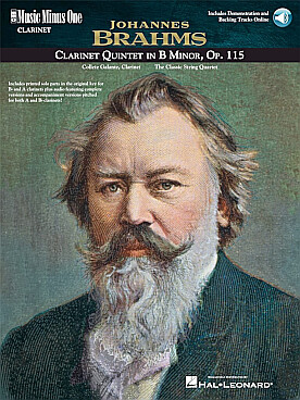 Illustration brahms clarinet quintet op. 115 si b maj