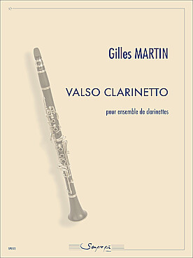 Illustration de Valso clarinetto pour ensemble de clarinettes