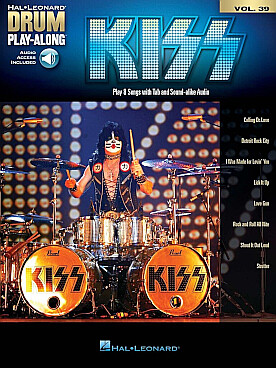 Illustration drum play along vol. 39 : kiss