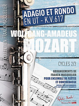 Illustration de Adagio et rondo en ut KV 617 pour ensemble de flûtes et contrebasse