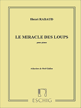 Illustration de Le Miracle des loups, réd. piano