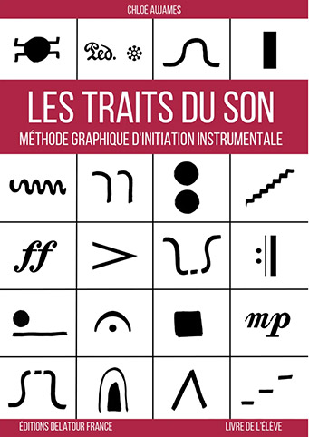 Illustration de Les traits du son - Méthode graphique d'initiation  instrumentale  - Cahier de l'élève 