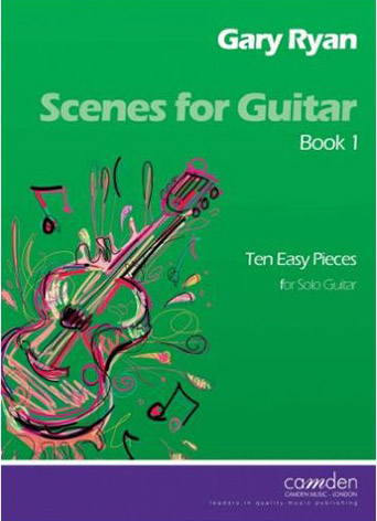 Illustration de Scenes for guitar Book 1 - Ten easy pieces for solo guitar   