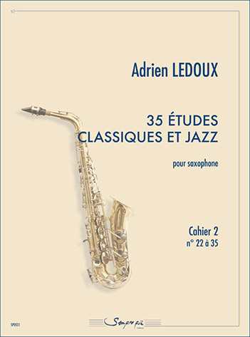 Illustration de 35 études classiques et jazz - Cahier 2 n°22 à 35    