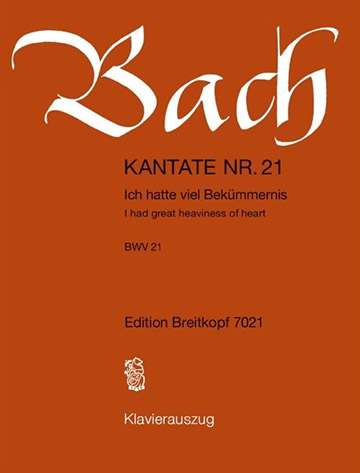 Illustration bach js kantate nr.21 ich hatte viel bek