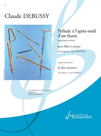 Illustration de Prélude à l'après-midi d'un faune - pour  flûte et piano - arr. Lutxi NESPRIAS   