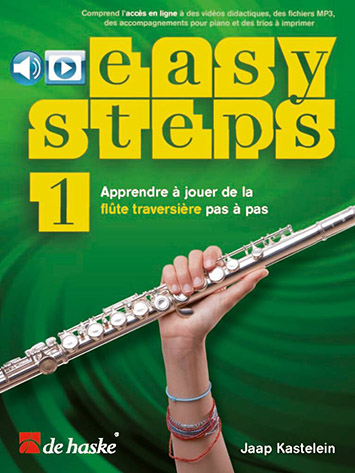 Illustration de Easy Steps - Apprendre à jouer de la  flûte traversière pas à pas - avec  audio à télécharger  