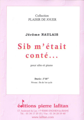 Illustration de Sib m'étais conté - pour alto et piano    